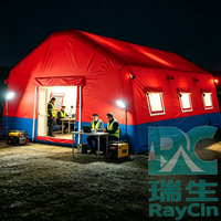 inflable impermeable de despliegue rápido para emergencias y rescate destinada a albergues de emergencia y hospitales de campaña