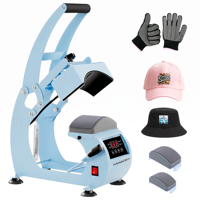 Presse à chaud à plaques courbées CH2310 pour la sublimation de logos sur casquettes et chapeaux, impression DTF