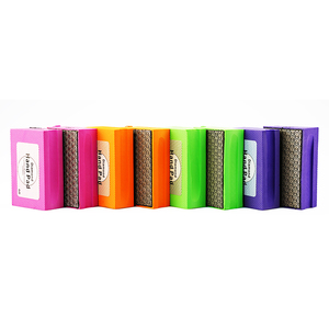 Tampon de polissage manuel personnalisable <span class=keywords><strong>pour</strong></span> diamant, idéal <span class=keywords><strong>pour</strong></span> l'abrasion du marbre, du béton et du granit - Tampon de polissage manuel électroplaqué avec support OEM - Product Image 6