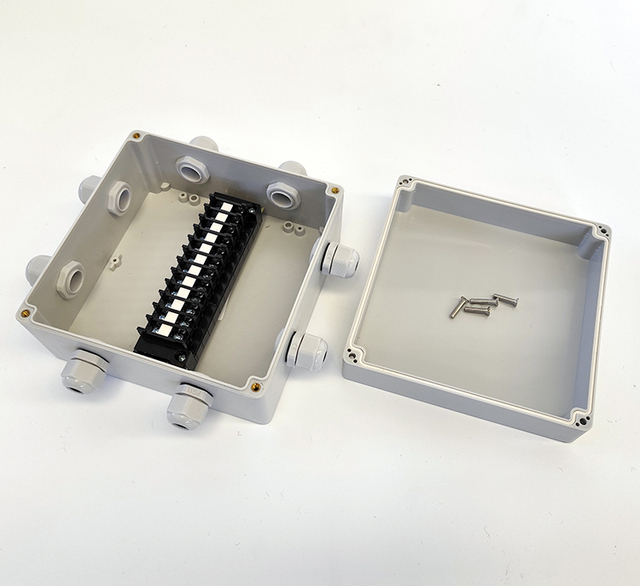 Outdoor Cable Waterproof Terminal Block Connector Box Junction Box Ip65 Plastic Cable Terminal Block Enclosure
