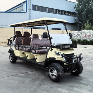 2026 New Off Road Electric Golf Cart <b>8</b> Seats Golf Car With 48V 72V Lithium Battery For Hunting Community Tour - Product Image 4