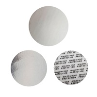 Joint de bouteille sensible à la pression en plastique PE à ouverture facile Doublure IHS Joint d'étanchéité en mousse PE Doublures de bouchon de bouteille en feuille d'aluminium