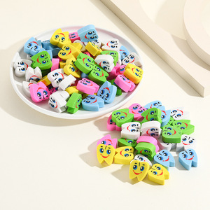 Soododo Creatieve Cartoon Rubber Potlood Gum Kleur Tanden Vormen Schattige Kinderen Cross-Border Combinatie Geschenk - Product Image 4