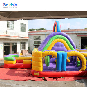 Château <span class=keywords><strong>gonflable</strong></span> arc-en-ciel avec toboggan, <span class=keywords><strong>structure</strong></span> de jeu <span class=keywords><strong>gonflable</strong></span> d'extérieur pour enfants, idéal pour la <span class=keywords><strong>location</strong></span> de fêtes - Product Image 3