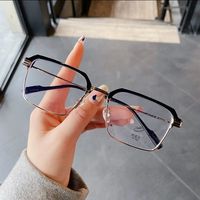 Montures de lunettes tendance amincissantes P5 Sven Tech pour hommes et femmes, anti-lumière bleue, avec étui optique, lunettes de protection pour étudiants et grands visages