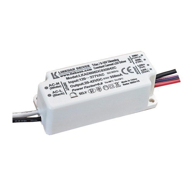 120-277VAC Triac и 0-10 В постоянный ток Диммируемый светодиодный драйвер Светодиодная лента 24V источник питания эффективный светодиодный трансформатор