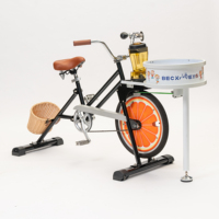 Bicicleta de Equilibrio EXI para Niños, de Una Velocidad, con Pedales, para Fiestas, Jugos y Smoothies, Bicicleta de Spinning Art