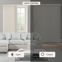OEM/ODM haute qualité nouveau design stores hanas verticaux transparents motorisés rideaux à nuances multiples stores de rêve intelligents