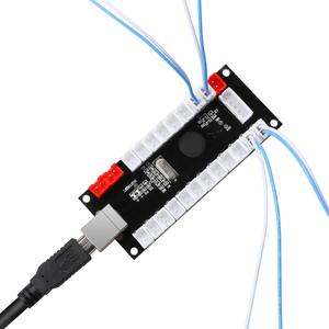 Guwarry 2 Player Usb Encoder <b>For</b> <b>Pc</b> Mame Raspberry Pi Arcade1Up With <b>Joystick</b> And Button Cables Gaming Accessory - Product Image 5