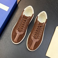 Chaussures de sport en cuir pour hommes de style designer de haute qualité, classiques à lacets, décontractées, pour les occasions professionnelles quotidiennes, chaussures de marche