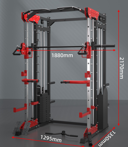 Máquina Smith Dual Multifuncional Compacta Comercial con Rack de Doble Capa para Gimnasio - Product Image 4