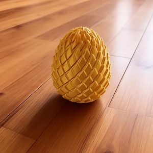 Uovo di Drago Stampato in 3D di Alta Qualità in PLA, Modellino Ornamentale, Giocattolo Creativo <span class=keywords><strong>Fantasy</strong></span> e Sci-Fi, Marca QY, Uovo di Drago con Scaglie a Forma di Ananas - Product Image 3
