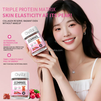 Complément alimentaire à marque privée OEM Extrait de canneberge Multivitamines Antioxydant Bonbons gélifiés pour femmes