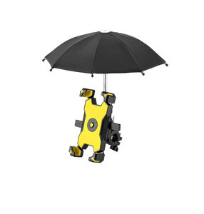 Support de téléphone portable pour vélo et scooter avec pare-soleil et protection anti-pluie, fixation sur guidon - Product Image 4