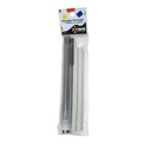 Borrador Eléctrico Tipo Lápiz con 2 <span class=keywords><strong>Recambios</strong></span> <span class=keywords><strong>de</strong></span> Plástico Nuevos, Diseño con Patrón <span class=keywords><strong>de</strong></span> Bolígrafo - Product Image 3