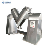 Machine de mélange de poudre sèche automatique industrielle en forme de V de 2L à 100L avec agitateur et moteur pour produits chimiques et plastiques