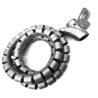 Bande de protection spirale pour câbles, gestion des câbles noir/blanc 10mm