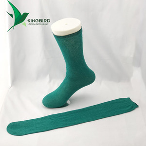 Chất Lượng Cao Dùng Một Lần Hãng Hàng Không Vớ Dài Dép Loại Với Dot Mô Hình Chống Trượt Thoáng Khí Dệt Kỹ Thuật Biểu Tượng Giản Dị Trên Cơ Thể - Product Image 6