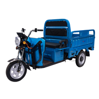 Triciclo Eléctrico de Carga de Tres Ruedas de Gran Potencia y Alta Calidad, Carrocería Abierta, 1500KG/2000KG, Batería de 48V20Ah, 45-55Km/h, Nuevo Diseño