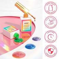 JTING Nouvelle Collection de Vernis Gel Effet Œil de Chat Néon Moonlight Jelly – Lot de 24 Couleurs – Vernis à Ongles Gel Effet Œil de Chat Néon – Boîte Personnalisée Gratuite