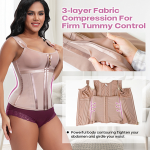 Cintura Cinchers Cintura Postparto Fajas Abdomen Control Cintura Entrenador Corsé Cinturón Adelgazante Reloj de arena <span class=keywords><strong>Faja</strong></span> para mujeres - Product Image 4