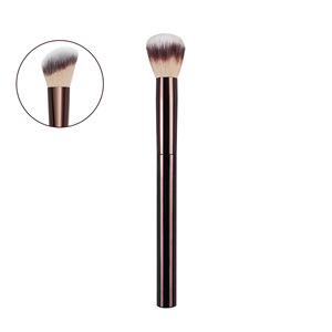 HG15 Angled <b>Blush</b> <b>Brush</b> Large Synthetic Hair Aluminum Handle Cangzhou Makeup <b>Brush</b> For Blusher Application - Product Image 5