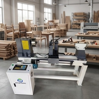 MT5025 Mustang 500mm longueur de travail bambou tasse tour Machine Mini CNC tour à bois