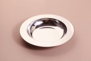 Plateau <span class=keywords><strong>rond</strong></span> en acier inoxydable avec bord large <span class=keywords><strong>Service</strong></span> profond écologique pour plaque <span class=keywords><strong>de</strong></span> chargeur pour la vente à la demande <span class=keywords><strong>de</strong></span> soupe <span class=keywords><strong>de</strong></span> fête à la maison - Product Image 6