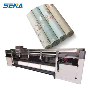 Flexible material roll-to-roll printing machine 3200mm wide format printer G5/G6 Ricoh print head for film tarpaulin wallpaper