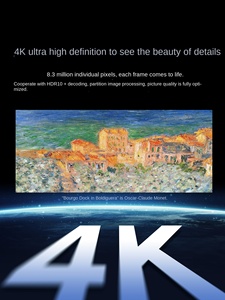 <span class=keywords><strong>Fengmi</strong></span>. Proyector Láser X5 <span class=keywords><strong>Pro</strong></span> <span class=keywords><strong>4K</strong></span> con Sistema Operativo Android para Cine en Casa y Uso en Paredes de Dormitorios - Product Image 4