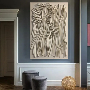 Maison salon décor luxe fait à la main grand mur Art techniques mixtes Art 3D <span class=keywords><strong>peinture</strong></span> abstraite moderne main Art travail <span class=keywords><strong>pour</strong></span> hôtel - Product Image 5