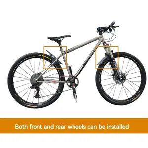 ENLEE Fahrradschutzbleche Vorne/Hinten Universal Radschutz MTB Rennrad Spritzschutz Fahrradzubehör - Product Image 4