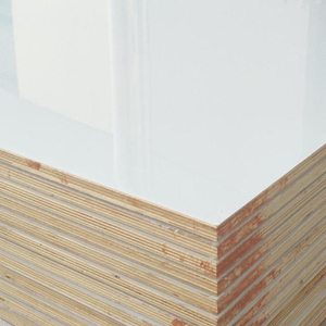 Có Độ Bóng Cao Trắng 19 Mm Gỗ Dán Acrylic Sheets Đối Với Modular Tủ Bếp Cửa - Product Image 2