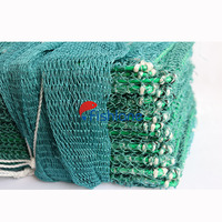 Long piège de pêche crabe crevettes Cage grand mur piège taille personnalisée piège de pêche filet de pêche bleu HDPE Rectangle écrevisse receveur