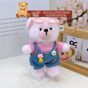 Teddy ISLAND Globale Autorisierung Cartoon-Puppe Plüschtier Kinderstoffpuppe Werbegeschenk mit Kleidung - Product Image 6