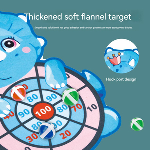 Gioco educativo all'aperto interattivo gioco di tiro pistola bersaglio balestra palla appiccicosa dinosauro lancio arco e freccia giocattoli per bambini - Product Image 4