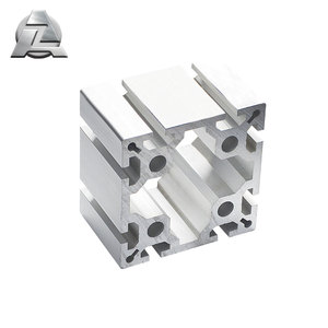 Profilé extrudeuse en aluminium, 100x100, argent anodisé, 10 pcs - Product Image 1