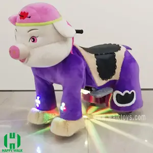 מכירה חמה חיה גדולה דרקון פנדה חזיר קוף קטנוע חשמלי מטבעות מערכת מופעלת רכיבה על סוס צעצוע לילדים או למבוגרים