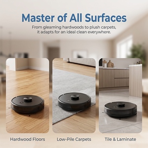 PX7D Robot Vacuum Cleaner 20000Pa Suction LDS Laser Navigation Auto Empty 3-in-1 Sweep <b>Mop</b> Robotic Cleaner - Product Image 2