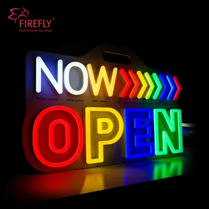 Customized Advertising Light Signs Wall Mounted Open Neon Sign Acrylic Led Neon Sign For Decor