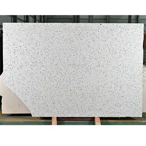 Décorations de terrazzo en pierre artificielle, usine de chine pour hall et centre commercial, dalle de pavage, carrelage de terrazzo d'extérieur