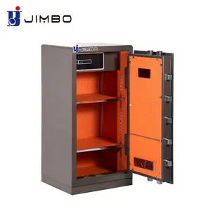 JIMBO Luxury Jewelry Cash Deposit Burglarproof Safe Box Security Fingerprint Electronic Home Money Safe Box