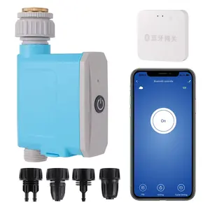 WiFi Bluetooth Teléfono inteligente Control remoto Riego de jardín Temporizador Controlador de agua de riego electrónico automático