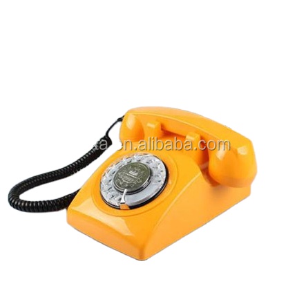 Домашний Декоративный античный вращающийся телефон с Sim-картой