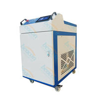 Machine de nettoyage au laser à fibre portative LS-C 1500W 2000W 3000W, longueur d'onde 1070±20nm, 20000mm, refroidie par eau