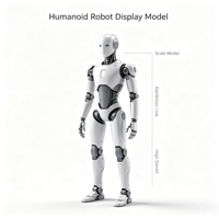 Modèle de robot humanoïde à l'échelle pour l'affichage en salle d'exposition et sur stand de salon professionnel