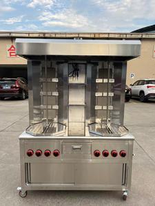 Máquina Eléctrica para Kebab Shawarma, Máquina Vertical para Barbacoa, Parrilla para Kebab de Acero Inoxidable con Campana - Product Image 2