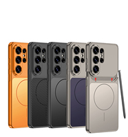 Étui de téléphone magnétique sans fil antichoc GKK Luxury PC 4 couleurs pour S26/S25/S24/S23 Ultra