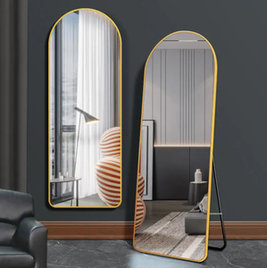 Tùy chỉnh hiện đại trang trí nội thất có kích thước lớn vòm đầy đủ cơ thể tường gương cong sàn Gương Đồ nội thất trang trí gương - Product Image 4