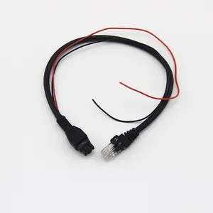 Customized Molex3.0 spacing 2*4P to RJ45 male injection terminal wire